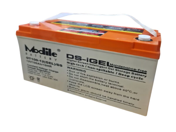 Η Modile Battery DS-iGEL OT12-100 είναι μια μπαταρία GEL, ιδανική για τροχόσπιτα, UPS και ανανεώσιμες πηγές ενέργειας. 🔋