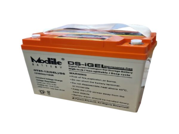 Η Modile Battery DS-iGEL OT12-85 είναι μια αξιόπιστη μπαταρία GEL, ιδανική για τροχόσπιτα, UPS και ανανεώσιμες πηγές ενέργειας. 🔋