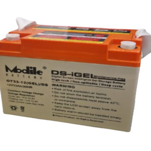 Η Modile DS-iGEL OT12-33 είναι μια μπαταρία GEL ιδανική για UPS, τροχόσπιτα και ανανεώσιμες πηγές ενέργειας, με αξιοπιστία και μεγάλη διάρκεια ζωής.