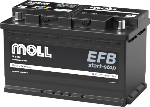 Car Battery Moll start-stop EFB 82064