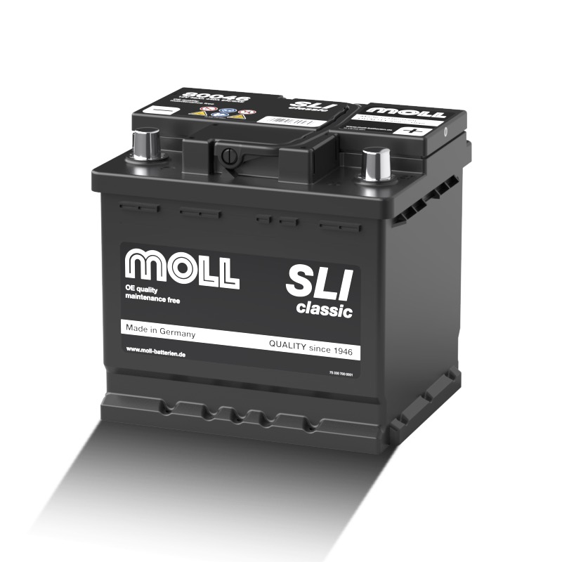 Μπαταρία MOLL SLI Classic ιδανική για καθημερινά οχήματα χωρίς σύστημα start|stop